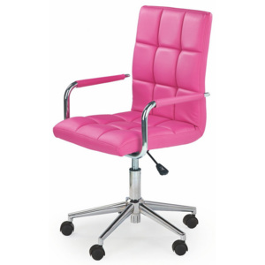 Dětská otočná židle Halmar GONZO 2 růžová