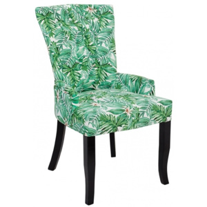 Inviro Jídelní židle VENICE green s područkami