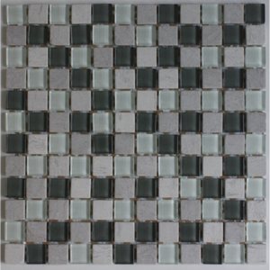 Mozaika sklo-kámen tyrkysová-mramor MKS230