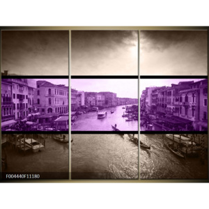 Obraz Benátky - fialová