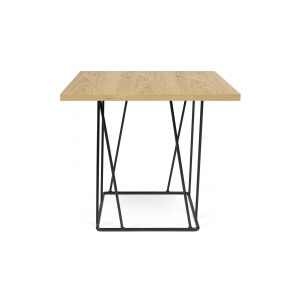 Tone Hone Konferenční stolek Boko 50 x 40 cm (Dub (dýha) s černou ocelí)