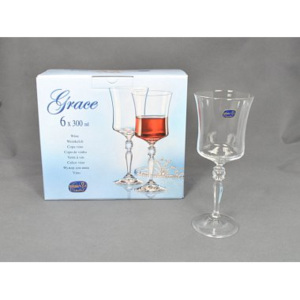 Crystalex GRACE Kalíšek na víno 300 ml CX40792300/6