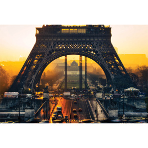 Plakát, Obraz - Eiffelova věž - Sunrise, (91,5 x 61 cm)