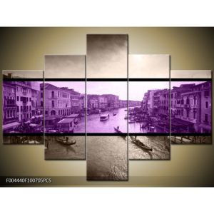 Obraz Benátky - fialová