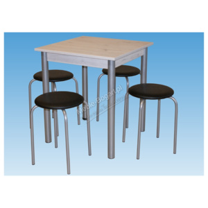 Komplet stůl metis + 4 x kuchyňská stolička orbit