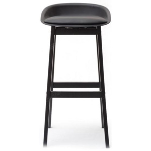 Výprodej Barová židle LOMELO - LIRO Černá/černý buk