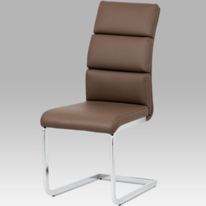 Jídelní židle HC-205 CAP koženka cappuccino - Autronic