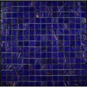 Skleněná mozaika modrá žíhaná MSG50