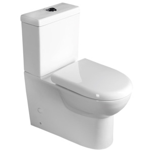 AQUALINE - TALIN WC kombi mísa s nádržkou včetně PP sedátka, spodní/zadní odpad (PB101)