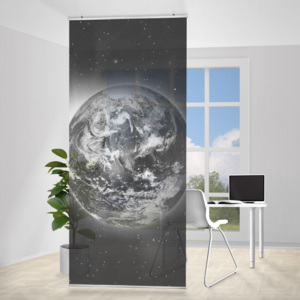 Závěsná dělící stěna Vesmír, 250 x 120 cm