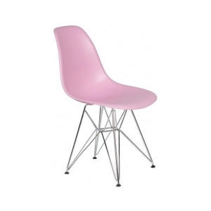 Židle DSR, pastelově růžová (Chrom) K-130.PINK.07.DSRB Culty Gold