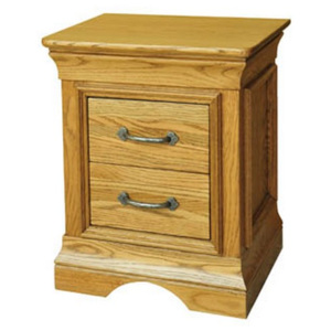Dubový noční stolek FRBS2, rustikální dřevěný nábytek