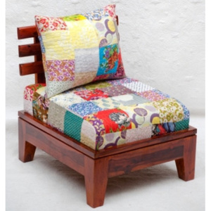 Sofa, design patchwork, Indický koloniální nábytek