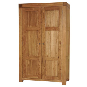 Dubová šatní skříň MRW1, dřevěný dubový nábytek