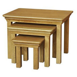Dubový set stolků FRNT1, rustikální dřevěný nábytek