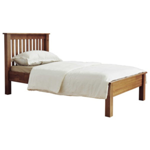 Dubová postel SRDH15, rustikální dřevěný nábytek