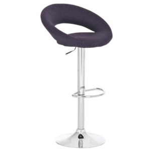 Barová židle Ronie, látkový potah, fialová