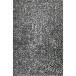 Chlupatý kusový koberec Borneo Shaggy white/black černo-bílý Typ: 50x80 cm