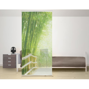 Závěsná dělící stěna Bamboo Way, 250 x 120 cm