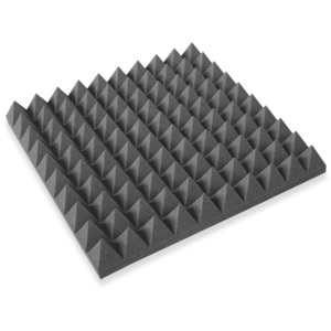 Mega-acoustic Akustická pěna jehlan grafit 50x50x5 cm