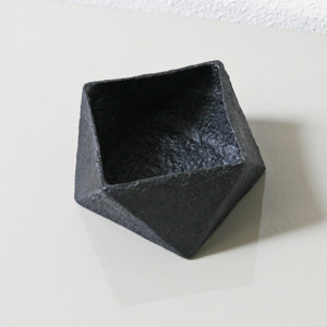 Miska recyklovaný papír černý diamant