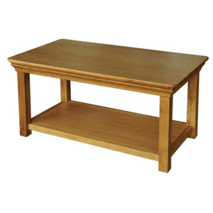 Dubový konferenční stolek FRCT4, rustikální dřevěný nábytek