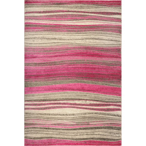 Moderní kusový koberec Cezar 8306a_E_ID růžový Typ: 60x110 cm