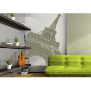 NomiaPro | Samolepka na zeď - Eiffelovka 01 | 50 x 60 cm
