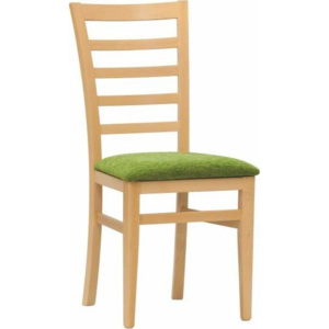 Židle SIMONE | Odstín: tm.hnědá,Sedák: koženka maracaibo crema