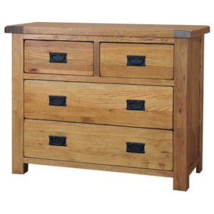 Dubová komoda SRDC60, rustikální dřevěný nábytek
