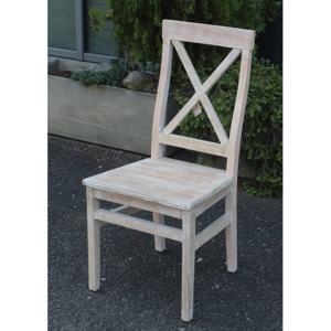 Židle mango white wash, nábytek z masivu