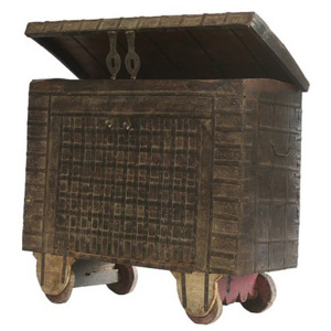 Truhla antic RBSWP1629, indický koloniální nábytek