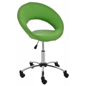 Kancelářská židle na kolečkách Poltry, zelená
