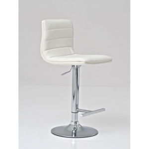 Barová židle Victoria - SET 2 ks, bílá