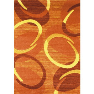 Moderní kusový koberec Florida oranžový 9828 Typ: 80x150 cm