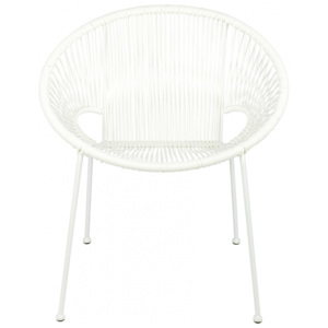 Zahradní židle Rody, bílá dee:341206-W Hoorns