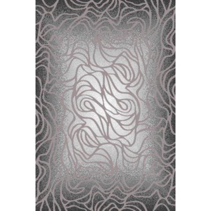 Chlupatý kusový koberec Luna 2758/black šedý Typ: 80x150 cm