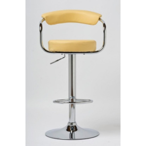 Barové židle Felice - SET 2 ks, žlutá