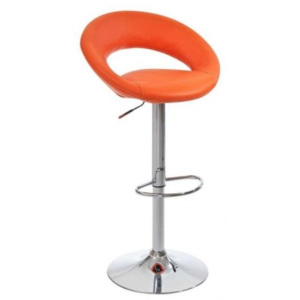 Barové židle Ronie - SET 2 ks, oranžová