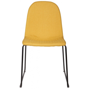 Jídelní židle Moby, žlutá dee:350720-GE Hoorns