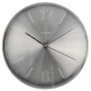 Designové hodiny na zeď Balvi Oslo 29,5 cm | stříbrné