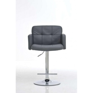 Barová židle Pompe - SET 2 ks, šedá