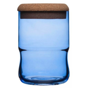 Váza/dóza SEA Aqua, nízká, modrá