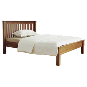 Dubová postel SRDH35, rustikální dřevěný nábytek