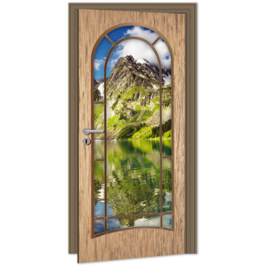 Dimex | Samolepicí fototapeta na dveře - Light Door (Dvěře) | 95 x 210 cm
