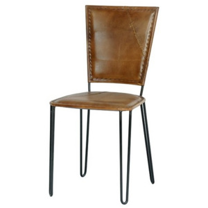 Industriální kožená židle RB2093