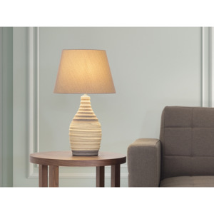 Luxusní hnedá nocní stolní lampa - TORMES