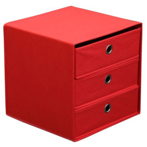 Zásuvkový Box Lisa červená 32/32/32 cm