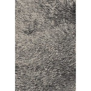 Chlupatý kusový koberec Shine Shaggy grey šedý Rozměr: 50x80 cm