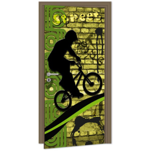 Dimex | Samolepicí fototapeta na dveře - Bicycle (BMX) | 95 x 210 cm